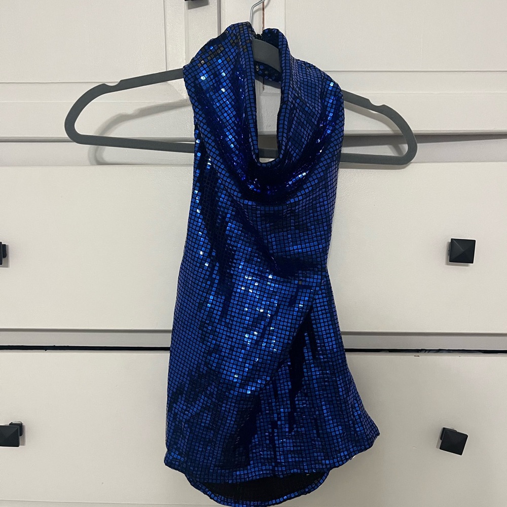 Zara Blue Sequin Accessory